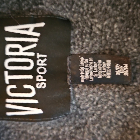 Victoria's Secret Dark Gray Sweatshirt with Pink Logo - Picture 3 of 5